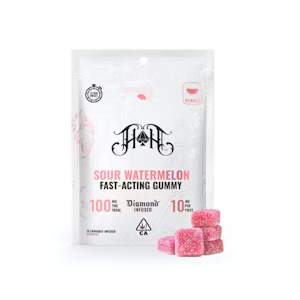 HEAVY HITTERS - FAST ACTING SOUR WATERMELON 100MG - HEAVY HITTERS
