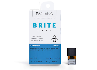 BRITE LABS - Chemdawg PAX - .5g (H) - Brite Labs