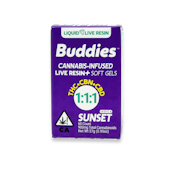 Buddies - Sunset - 1:1:1 - 60ct - Capsules - 900mg