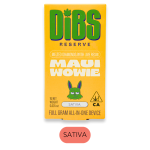 Dibs - DIBS Reserve - Diamonds/Live Resin - Maui Wowie - RTU - 1.0g