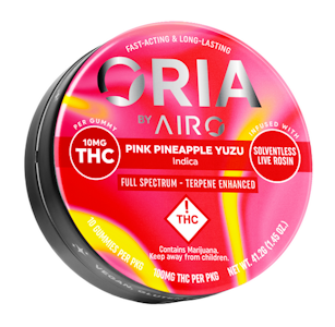 ORIA - Oria Live Rosin Gummies 100mg Pineapple Pink Yuzu