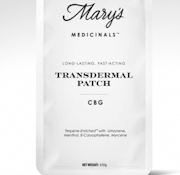 [Mary's Medicinals] CBG Transdermal Patch - 20mg - CBG