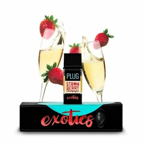 Plug Play - 1g Strawberry Champagne EXOTICS (vFIRE Pod) - Plug n Play