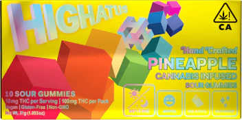 Highatus Pineapple 100mg Gummies