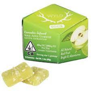 WYLD - Wyld - Edible - Sour Apple - 100MG