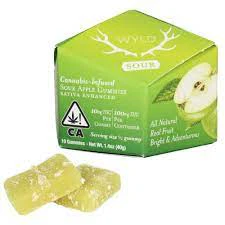 WYLD - Wyld - Edible - Sour Apple - 100MG Main Image
