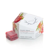 Pomegranate 1:1 CBD:THC + Hybrid Enhanced Gummies