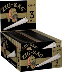 Zig Zag - King Size Cone (3 Pack)