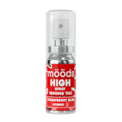 moods Edibles | Strawberry Bliss | Sublingual Spray 250mg MINI Hybrid