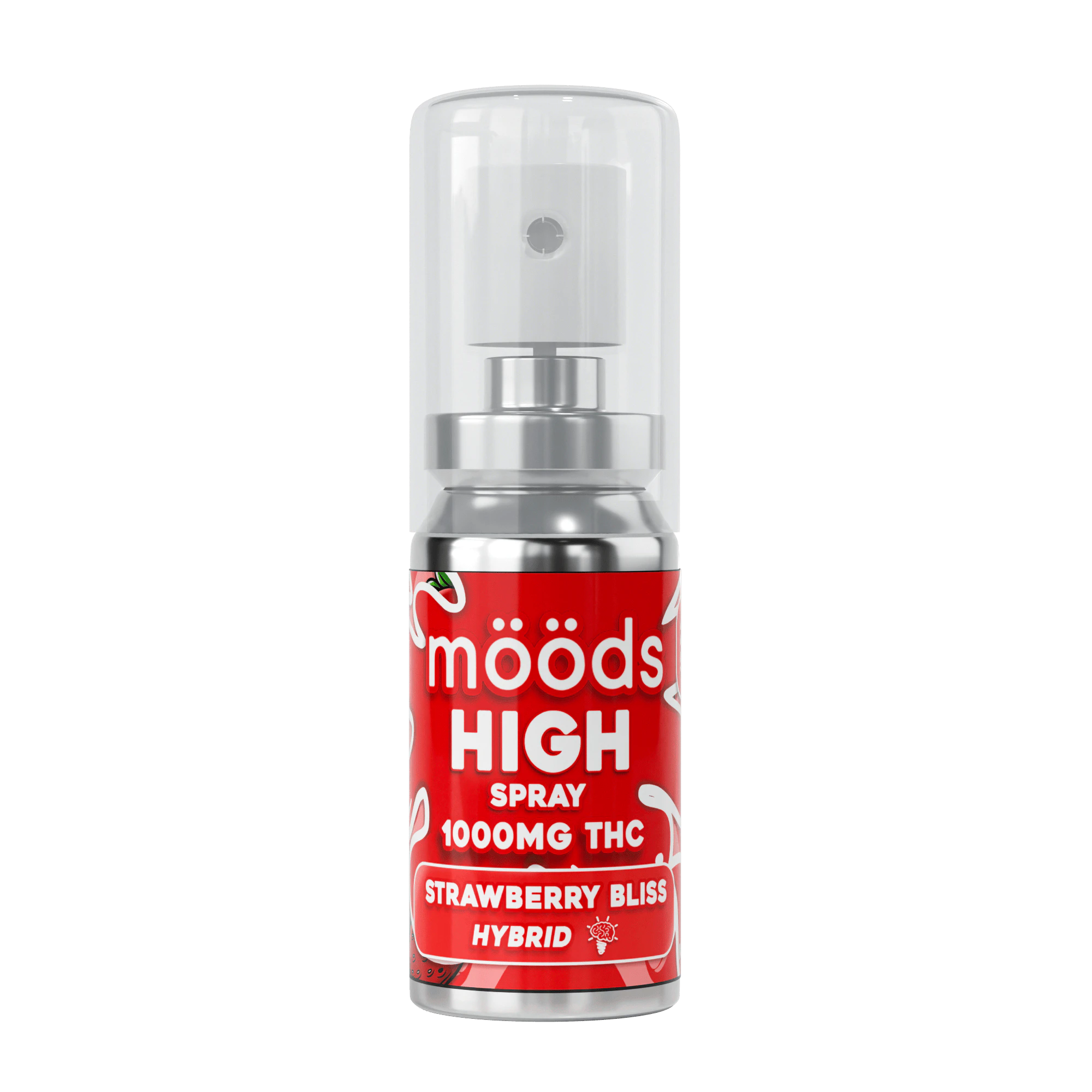 moods - moods Edibles | Strawberry Bliss | Sublingual Spray 250mg MINI Hybrid Main Image