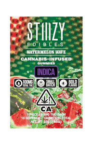 Stiiizy - STIIIZY WATERMELON WAVE Gummies 100mg THC Edibles