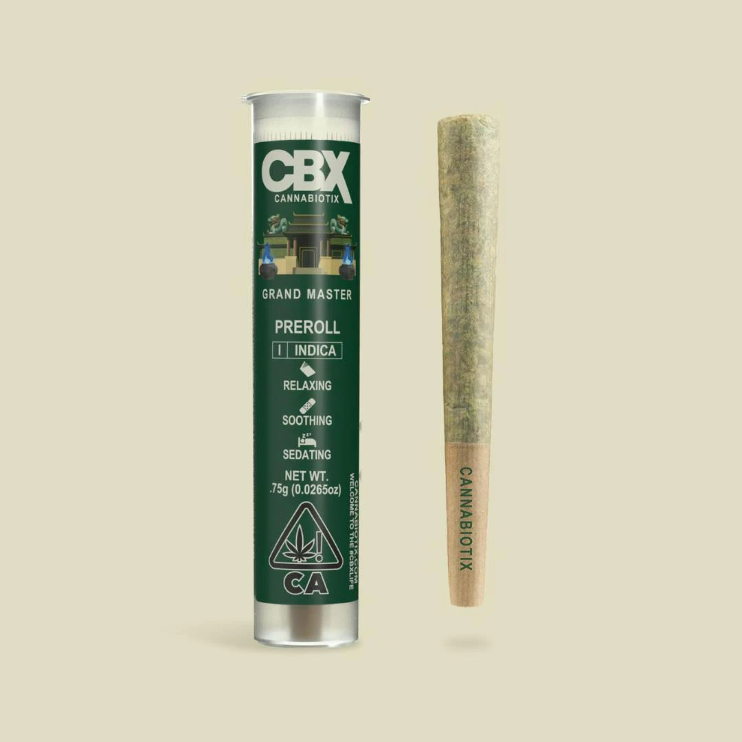 CBX: Cannabiotix - CBX - Preroll - Grand Master - .75g Main Image