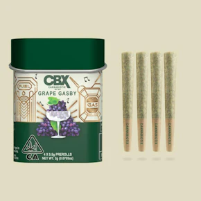 Grape Gasby | 4 Pack Pre-Roll | CBX