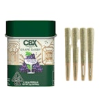 CBX: GRAPE GASBY 2G PRE-ROLL 4PK