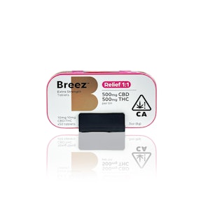 BREEZ - Capsule - Relief 1:1 - Extra Strength Tablets - 500MG