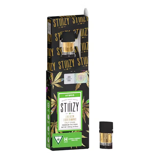 STIIIZY - Stiiizy - Lemon Cherry Gelato Live Resin Liquid Diamonds Pod .5g Main Image