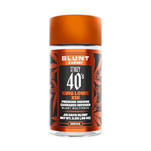 Stiiizy - - KING LOUIS XIII - .5G 40's Infused Mini Blunt 5 Pack