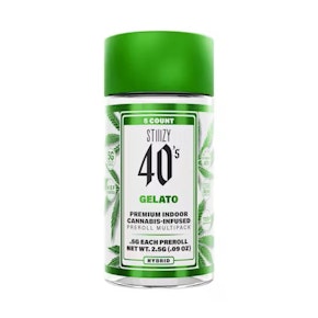 STIIIZY | Pre-Roll | Infused Joints - Gelato | 2.5g, 5pk