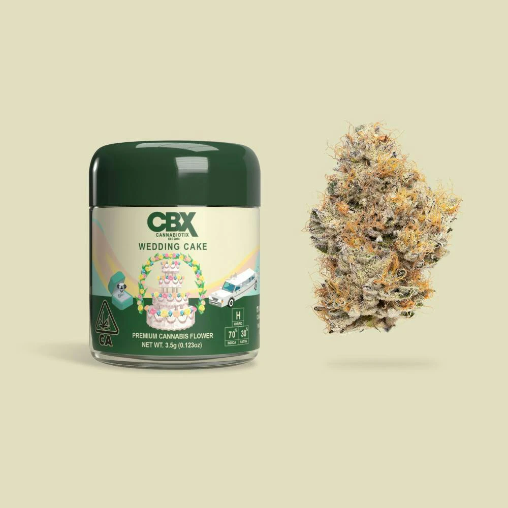 CBX: Cannabiotix - Cannabiotix - Hybrid - Wedding Cake - (3.5g) Main Image