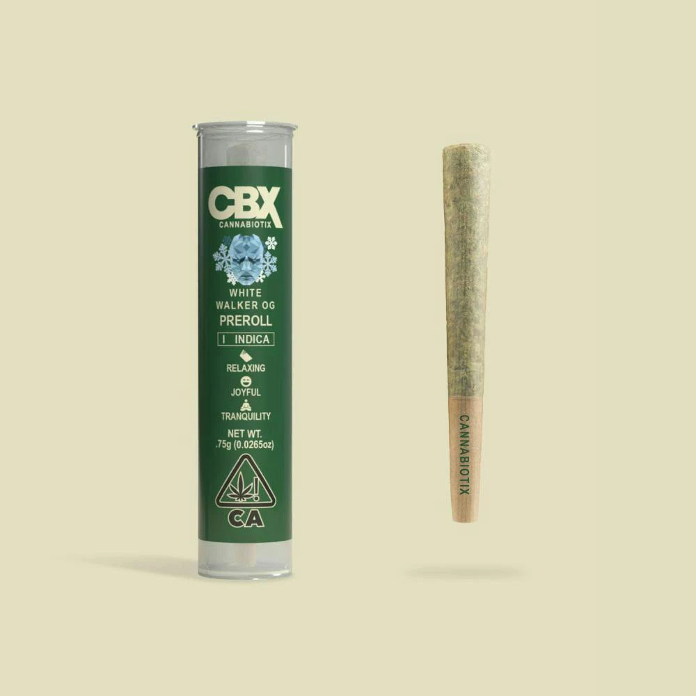 CBX: Cannabiotix - CBX | White Walker OG | 0.75g Pre-Roll Main Image