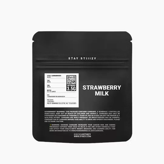 STIIIZY - Stiiizy - Black Bag Strawberry Milk 3.5g Main Image