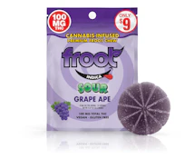 Froot Sour Grape Gummy - 100mg Single Cut-to-dose