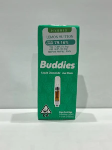 Buddies - Lemon Vuitton 1g Liquid Diamonds Live Resin Cart - Buddies