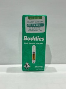 Buddies - Lemon Vuitton 1g Liquid Diamonds Live Resin Cart - Buddies