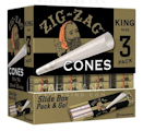 Zig Zag 3pk Ulta Thin Cones KING SIZE