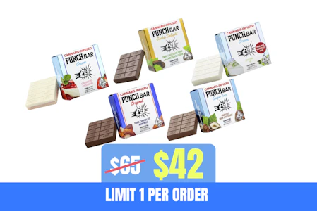 Punch Edibles & Extracts - 35% off 500mg Punch Bar Edibles Bundle
