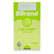 Buddies - Bbrand - Lime Sorbet - Vape Cart - 1.0g