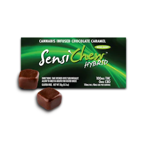 Sensi Chew - Hybrid Chocolate Caramels - 100mg - Sensi Chew