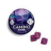 Camino | Sour Blackberry Dream | Gummies | [300mg] 100mg THC : 100mg CBN : 100mg CBD 10pc | Indica