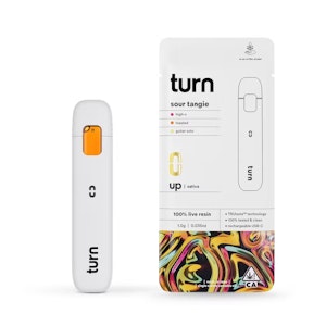 turn - 1.0g AIO | sour tangie | 100% live resin |