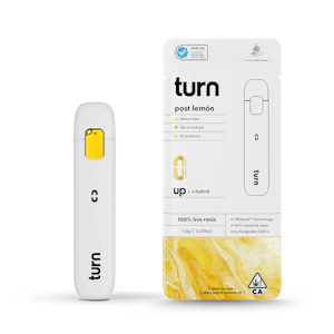 Turn - Post Lemon (S) | 1g Live Resin Disposable | Turn
