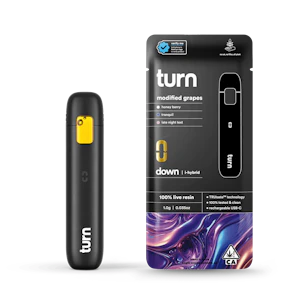 TURN - TURN | MODIFIED GRAPES LIVE RESIN - AIO | CARTRIDGE | 1G