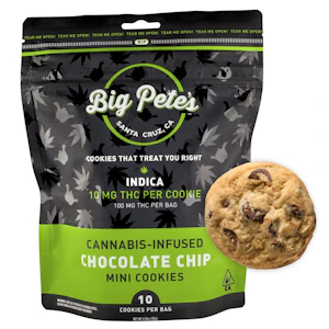 Big Pete's - Big Pete's Chocolate Chip Indica Cookies 10 Pk 100mg