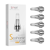 COIL I-QUARTZ -SEAHORSE COIL (5PK) - LOOKAH