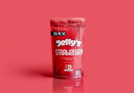 Jelly's Edibles - Strawberry (1 200mg) Gummies