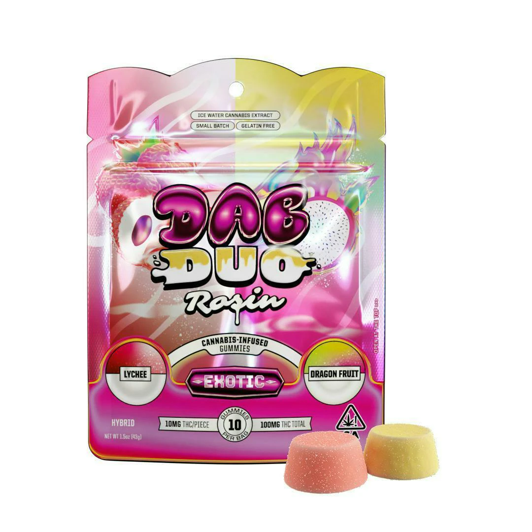 ABX / absoluteXtracts - ABX - Gummies - Rosin Exotic Lychee + Dragon Fruit - 100MG Main Image
