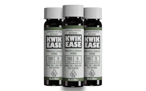 Kwik Ease | Pineapple Express | Cannabis Infused Beverage Shot | 100mg