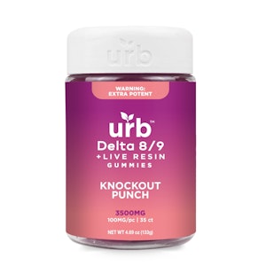 URB - URB | Knockout Punch 3500mg  THC Gummy Barbados | Edible