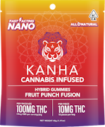 Kanha Nano - 100mg - 10ct Gummies - Fruit Punch