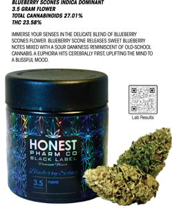 Honest Pharm Co. - Honest Pharm co - Blueberry Scones - 3.5g - Flower