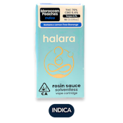 Halara - Solventless Rosin - Moroccan Peaches - Vape Cart - 1.0g