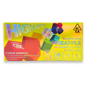 HIGHATUS - Highatus - Sour - Pineapple - Gummies - 10pk - 100mg