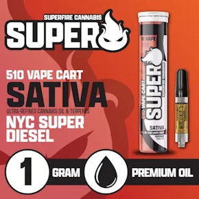 SuperFire | Cartridge | Distillate - NYC Super Diesel | 1g