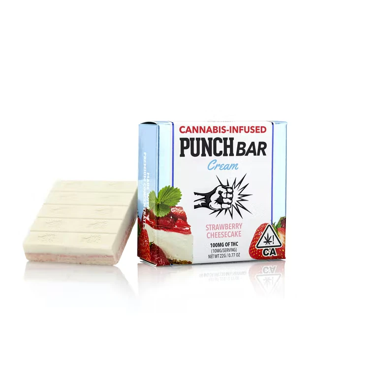 Punch Edibles - Punch Edibles - 100mg Bar - Strawberry Cheesecake Main Image