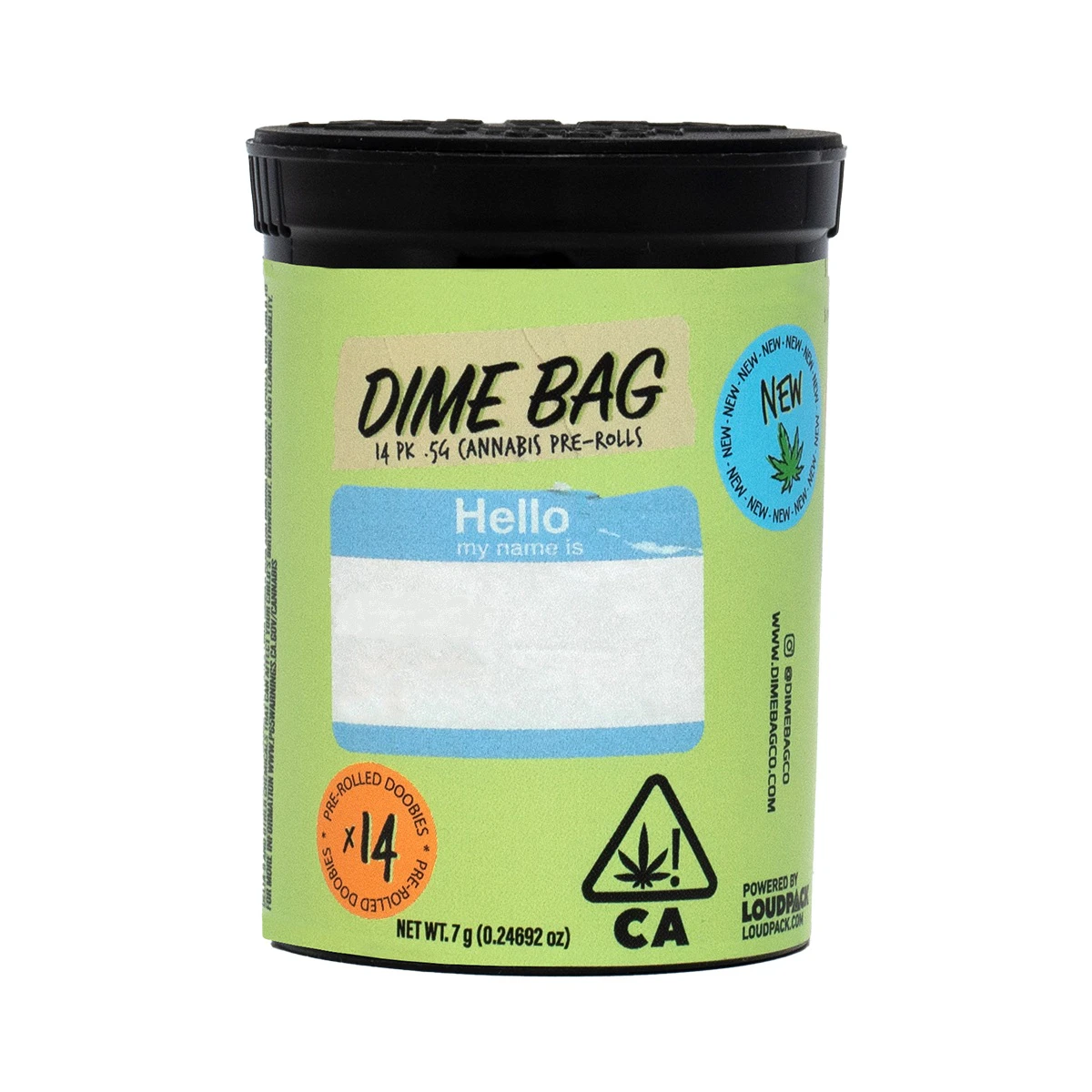 Dime Bag - Dime Bag Tres Leches .5g Pre-Rolls 14 Pack ( 7g ) Sativa Main Image