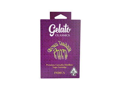 GELATO - Gelato - Grand Daddy Purp - 1g Cart